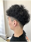 【メンズ】フェードツイストパーマ