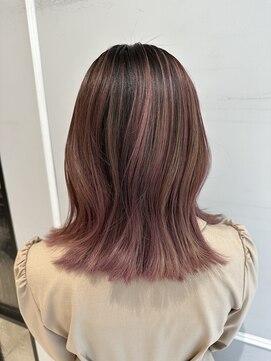 ネオリーブギンザ 銀座店(Neolive GINZA) (銀座)シャドールーツ、バレイヤージュ　切りっぱなし