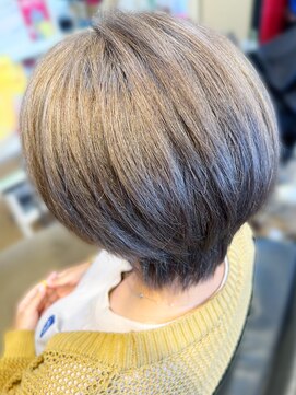 メイプルフェロー(MAPLE fellow) 大人かわいいバレイヤージュミルクティーアッシュハイライト