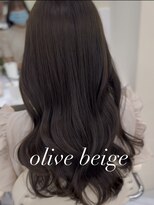 シェノン サントル(CHAINON CENTRE)&nbsp;グレージュカラー/シルキーベージュ/斜めバング[梅田/大阪]