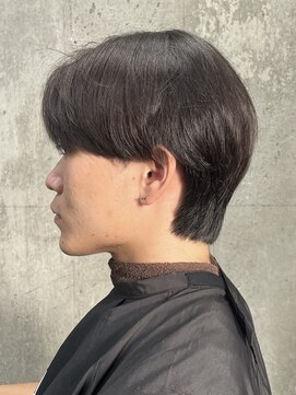 フイ 自由が丘(men's salon Hui) メンズ/アップバング/ツーブロックマッシュ/束感ショート波巻き