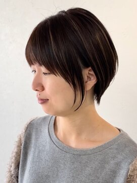 トト 船橋店(toto.) 黒髪/グレーベージュ/レイヤーロング/前髪パーマ[西船橋/津田沼]