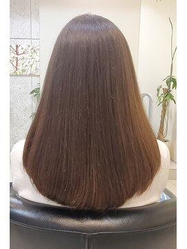 ヘアーデザイン ミヤビ 広尾(HAIR DESIGN MIYABI) 清楚系ロングスタイルにグレージュカラー