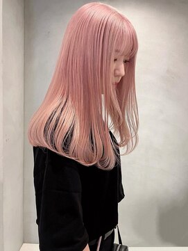 ペレ 梅田(PELE) 前髪/アンブレラカラー/こなれミディ/イメチェン/ウェーブパーマ