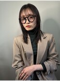 大人カジュアルミディアムレイヤー