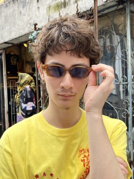 サンディーズ(SANDYS) ダークアッシュ/ニュアンスパーマ/韓国マッシュ スペインカール