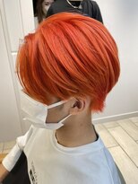 テトラ バイ ネオリーブ 横浜西口店(tetra by neolive)&nbsp;横浜★ケアブリーチオレンジヘア