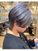 シンティアバイアルティナ 渋谷店(Cyntia by artina)&nbsp;メンズウルフ　エンドカラー　エンドカラーブラック