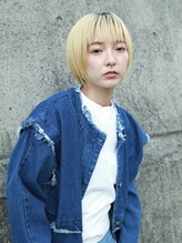 メゾンドブルー(Maison de blue) マッシュウルフ　ハイトーンショート