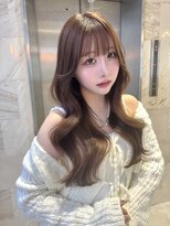 リリー(Lilley)&nbsp;マロンベージュ×小顔レイヤー×韓国風巻き×髪質改善