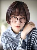 マニッシュショートまろやかブラウン【cher西宮北口:中前】