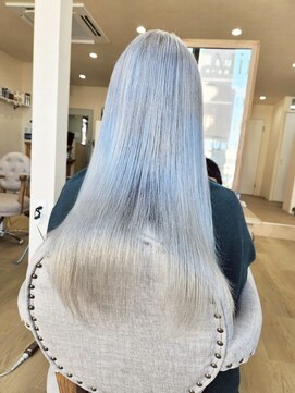 ミラシィ 成田(Mirashy) ハイライトカラーミルクティーベージュレイヤーカット