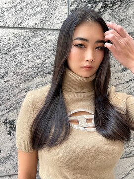 ロンド マーレ 天神大名店(Lond mare) ロングレイヤー　レイヤーカット　韓国ヘア　前髪カット　前髪