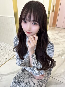 リルミー ミュエナ 大須 矢場町(Lilme myuena) 着物ヘア/ダークアッシュ/ミディアムレイヤーカット/名古屋