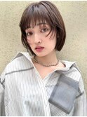 【MINX】くびれヘア＋くすみベージュハイライトカラー_銀座