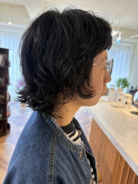 ラナ(LANA) 矯正縮毛→レイヤーボブパーマ【デジタルパーマ】