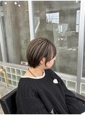 大人ショート　白髪ぼかし　脱白髪染め　ハイライト30代40代50代