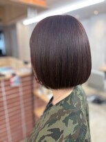 モコヘアーフロール(MOCO hair flor)&nbsp;春の柔らかピンクベールボブ