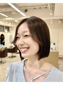 ボブ×レイヤーボブ×ミディアムヘア×レイヤー×横浜×石川町