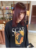 ウツギ(UTSUGI) ブリーチなしレッドブラウン