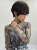 ハイライトバレイヤージュダブルカラーショートカット30代40代