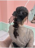 【thisis】ヘアセット/編みおろしポニー