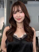 トリッカ シブヤ(TRICCA SHIBUYA)&nbsp;韓国ヘア/ウェーブ巻き/顔まわり/モカブラウン