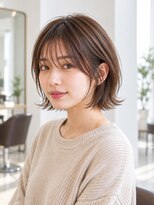 ライクバイコトナ 越谷(RIKE by kotona)&nbsp;ショートボブ髪型20代30代40代50代前髪あり前髪なし面長丸顔越谷