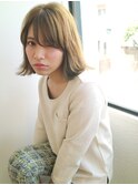 外国人風エフォートレス★外ハネ♪ハイトーンボブ