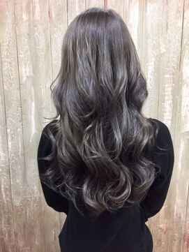 へアメイクワンプラス 四日市(HAIR MAKE ONEplus) 【ダブルカラー】グレーパール