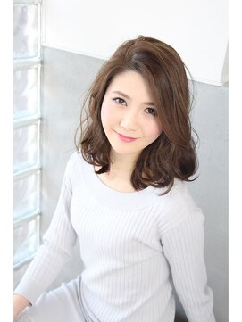 カラープロデュースバイアルバ(color produce byALBA) モーブカラー★大人かわいいカジュアルミディ♪