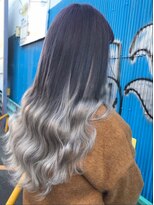 あるじゃんすー さいたま店&nbsp;グレージュ#シールエクステ#グラデーションカラー#ダスティ#大宮