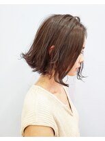 エイム ヘアメイク 横川店(eim HAIR MAKE) ナチュラルベージュがかわいい☆ソフト切りっぱボブ