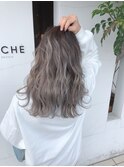 ☆バレイヤージュグレー☆ブランシェ小牧具志