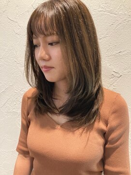 ソレイユ シンサカエ(SOLEIL SHINSAKAE) 大人気ベージュカラー×シースルーバング☆