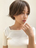 ミィ 表参道(mee.)&nbsp;【mee.】 クールショートピンクベージュシルバーカラー