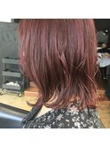 ピンクブラウン/ハイライト/チェリーピンク/ガーリーミディ