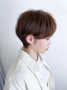 ブロック(BLOCK) 似合わせカット／耳かけマッシュショート