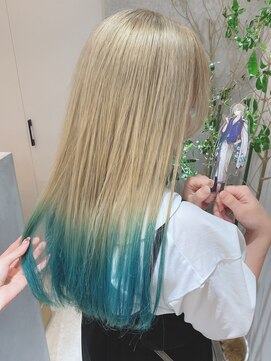 サンド 池袋(sand) 推しカラー/裾カラー/ダブルカラー/池袋駅/グラデーションカラー