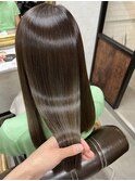 ◎プラチナ縮毛矯正×オリーブグレージュ◎