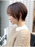 Gem Hair Studio あねざき　地毛風ストレートしてるショート