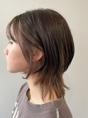 マッシュウルフ×インナーカラー