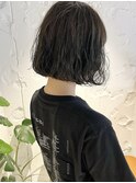 【三ツ井純】柔らかパーマ ゆるふわパーマ 毛先パーマ ミニボブ