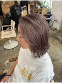 白髪ぼかしブリーチ無しダブルカラーカットトリートメント15400