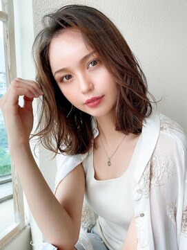 アフロート ディル(AFLOAT D'L) ★くびれヘアデジタルパーマチェリーブラウン