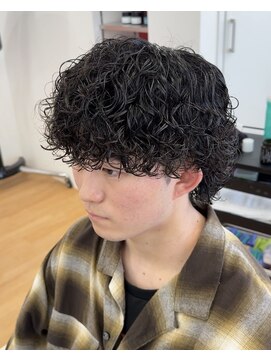 ビカム 名駅(become) 【強めプードル×メンズウルフ】名古屋スパイラルパーマ名駅栄