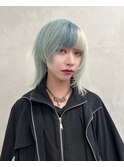 ウルフカット/ハイトーンカラー/ツートンカラー/ペールカラー