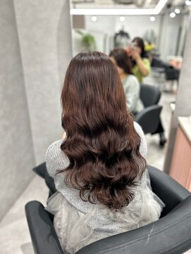 ジエクト カナウ(The Ect canow) コテ巻き風パーマ 韓国式無重力パーマ レイヤーパーマ