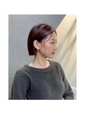 大人可愛いぱっつんボブ:kasumi