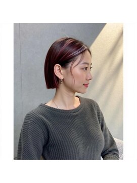 マルム(mulum) 大人可愛いぱっつんボブ:kasumi